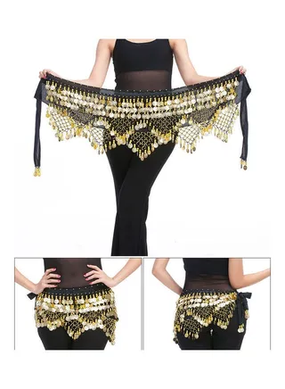 Belly Dance Waist Chain Black 