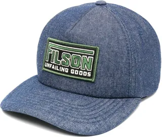 Logo-Patch Denim Trucker Hat