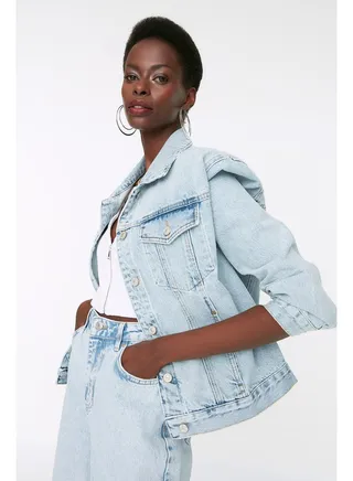 Light Blue Denim Jacket TWOSS22CE0253 