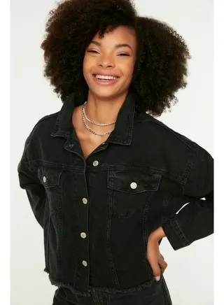 Jacket - Black - Regular fit 