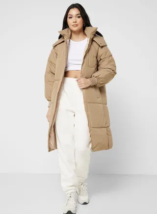 Padded Jacket With Hood 