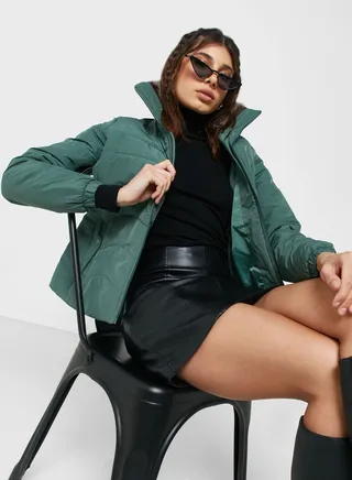 Urban Minx Urban Minx Longline Padded Jacket