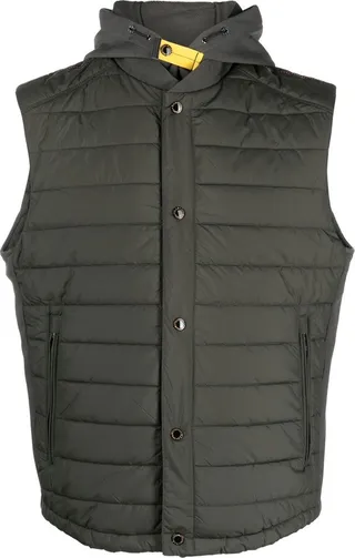 Logo-Patch Hooded Gilet