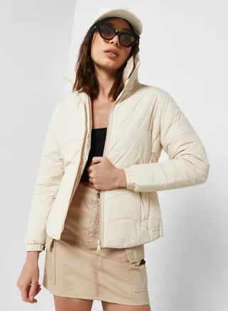 Urban Minx Urban Minx Longline Padded Jacket 
