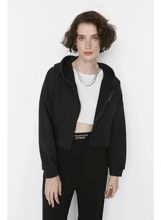 Jacket - Black - Relaxed fit 