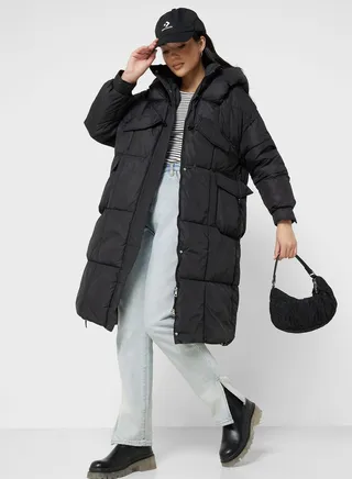 Longline Padded Jacket 