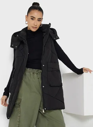 Sleeveless Padded Jacket 