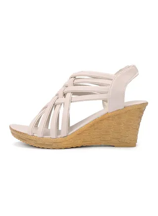 Knitted Wedges Beige 