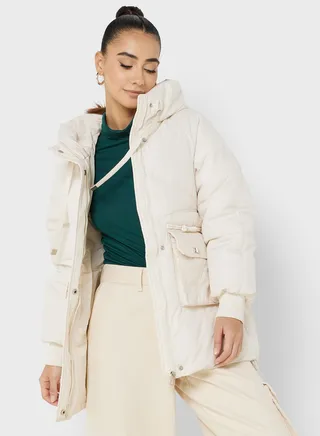 Puffer Jacket With Zipper