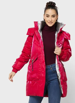 Urban Minx Longline Padded Jacket 