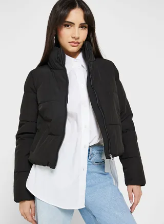 High Neck Puffer Jacket 
