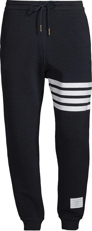 4-Bar Cotton Sweatpants