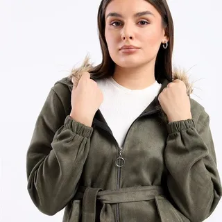 Plain Basic Jacket Olive 