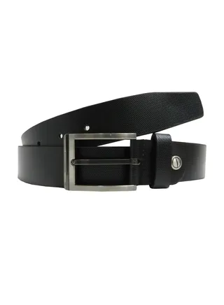 GENUINE LEATHER 35MM FORMAL AND CASUAL BLACK BELT FOR MENS 