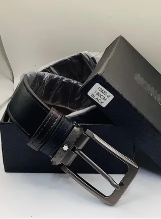 Men's Leather Belt Leather With Adjustable Leather Skinny Waistband for Jeans, Trouser Men's Belt For Suits (Color: Black Size: Length 130cm) 