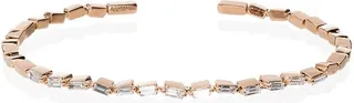 Fireworks 18kt rose gold diamond cuff