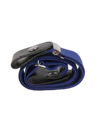 Textured Stretchable Belt Blue 