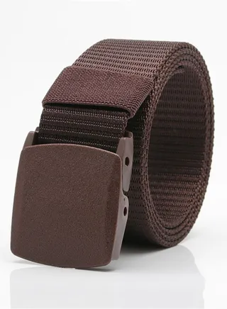 Outdoor Military Training Belt For Male And Female Students 123cm Brown 