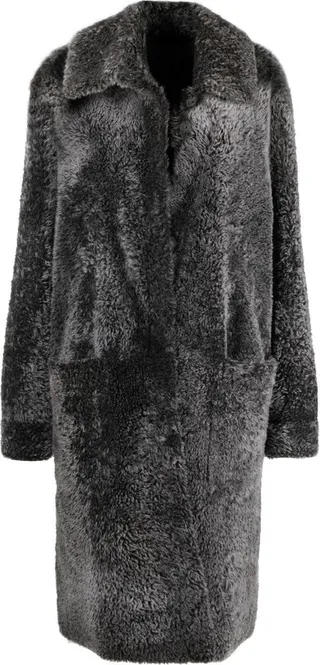 Tara reversible shearling coat