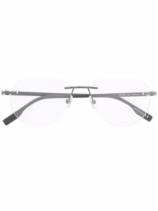 Frameless Round-Frame Glasses
