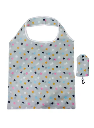 Foldable Reusable Shopping Bag Star Print 60x38cm 