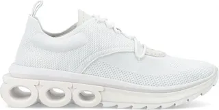 Salvatore Ferragamo Gancini-Plaque Lace-Up Sneakers