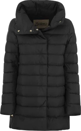 Herno Hooded A Shape Down Jacket