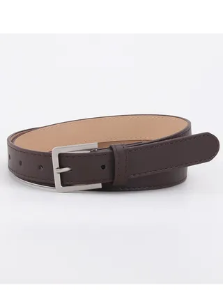 Simple Minimalist Wind Decoration Women Coat Jeans Belt Hair 105cm 