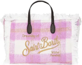 Colette Handbag With Lilac Gingham Print