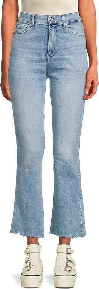 High Rise Slim Kick Bootcut Jeans
