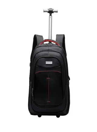 Multipurpose Rolling Trolley Backpack For Laptop, School & Business 