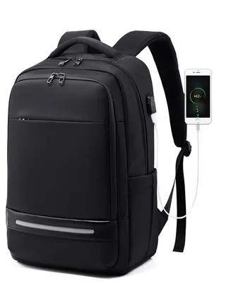 USB Business Commuting Outdoor Travel Backpack 