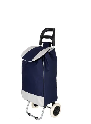 Eco-Friendly Shopping Cart Trolley Recycling Use Shipping Bag Portable Easy Folding Shopping Bag Black 