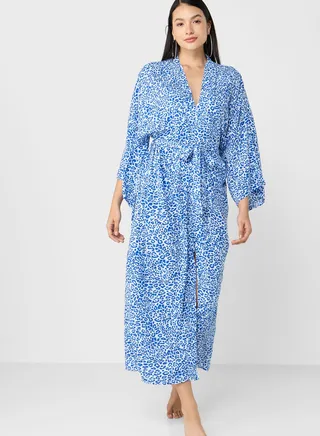 Printed Beach Cover-up 
