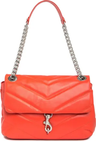 Edie Leather Maxi Shoulder Bag