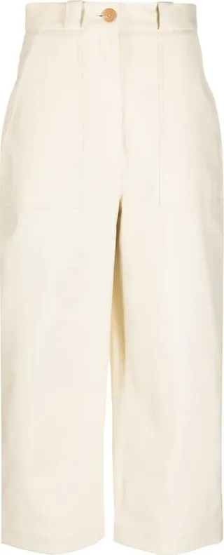 The Hewey wide-leg cropped jeans