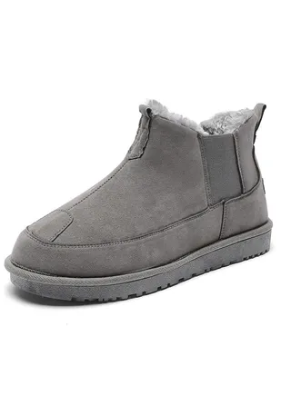 Men's Outdoor Fashion High Top Casual Boots Plush Insulation 