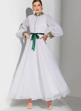 Button Detail Dress 