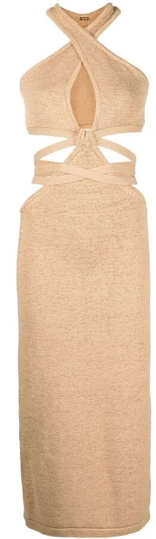Aziza knitted midi dress