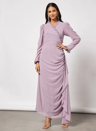Wrap Detail Dress For Women 