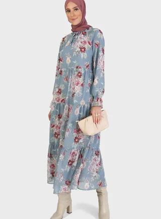 Floral Printed Dress 