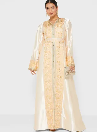 Embroidered Moroccan Dress 