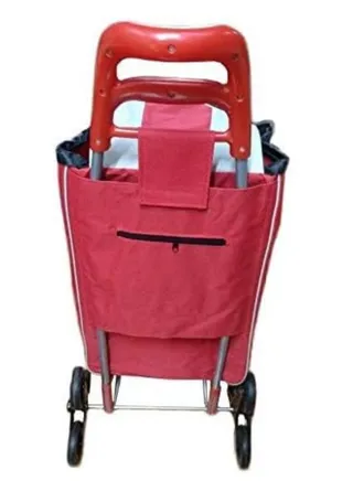 Shopping Trolley Bag with chair Multicolor 