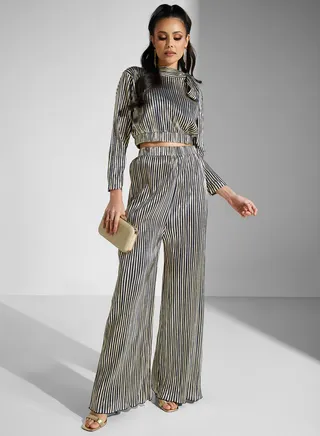 Tie Neck Dress 