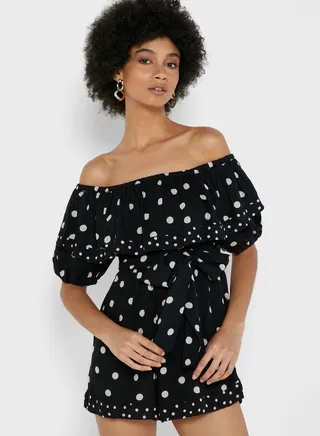 Volume Bardot Playsuit 