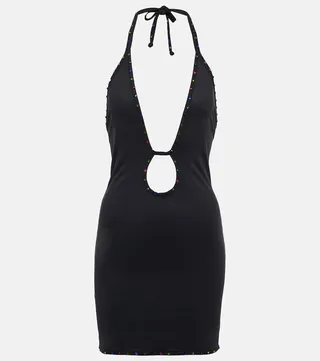 Disco embellished minidress