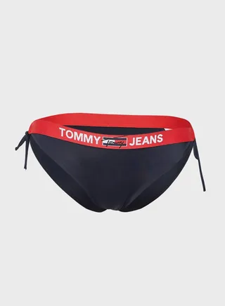 Logo Band Side Tie Bikini Brief