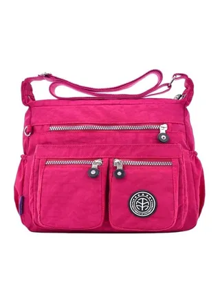 Waterproof Crossbody Bag Pink 