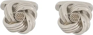 Knot carved cufflinks