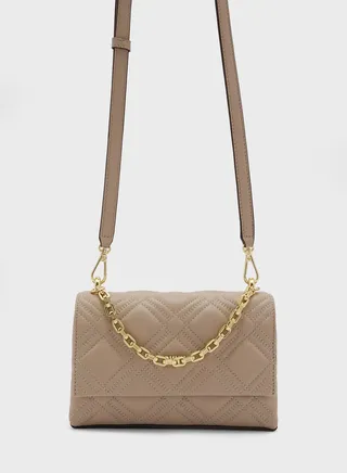 Evon Chain Top Handle Crossbody Bags